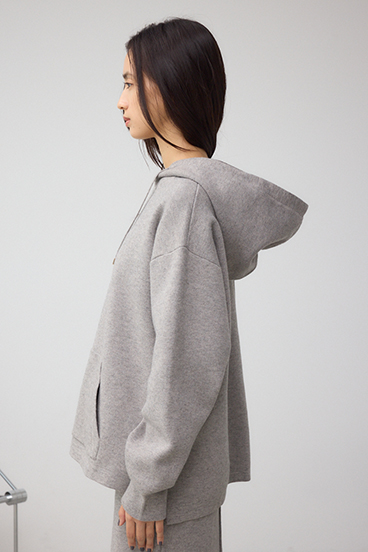 スウェッターニットパーカー 詳細画像