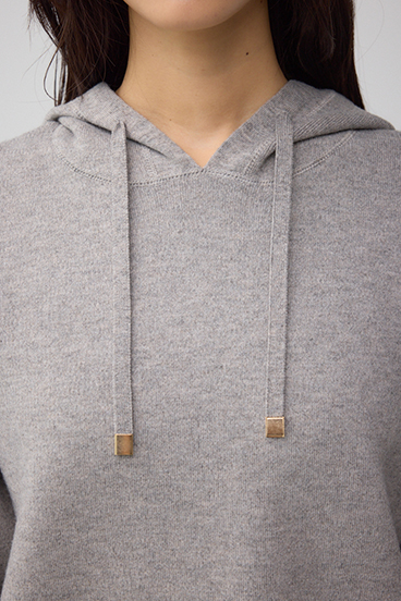 スウェッターニットパーカー 詳細画像