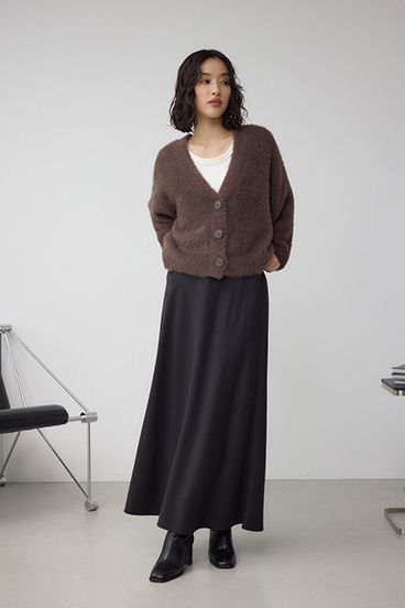 モヘヤライクニットカーディガン 詳細画像