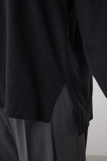 バイカラーカフニット 詳細画像