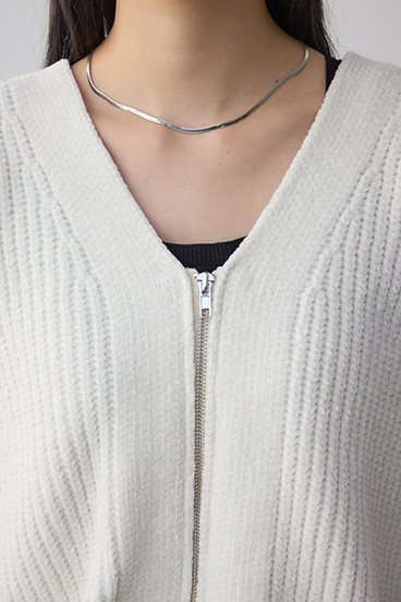 WZIPベロアラメモールカーデ 詳細画像