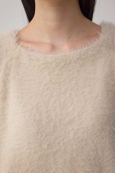 シャギー切替ドルマンニット 詳細画像