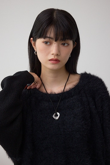 シャギー切替ドルマンニット