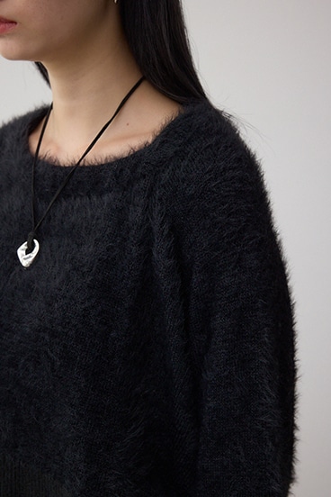 シャギー切替ドルマンニット 詳細画像