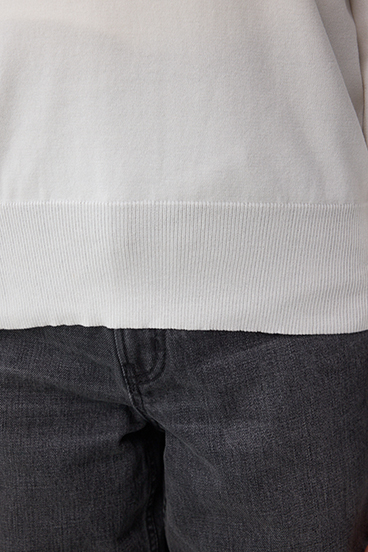 格上げ 2WAYボタンデザインニット 詳細画像