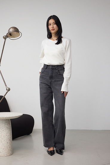 格上げ 2WAYボタンデザインニット 詳細画像