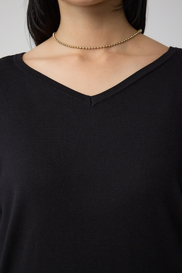 格上げ 2WAYボタンデザインニット 詳細画像