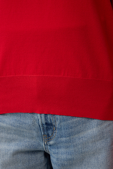 格上げ 2WAYボタンデザインニット 詳細画像