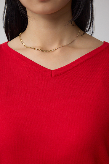 格上げ 2WAYボタンデザインニット 詳細画像