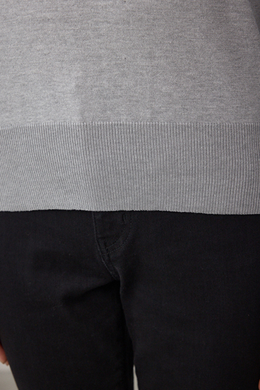 格上げ 2WAYボタンデザインニット 詳細画像