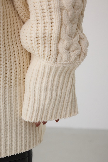 マットモールフードトッパーカーデ 詳細画像