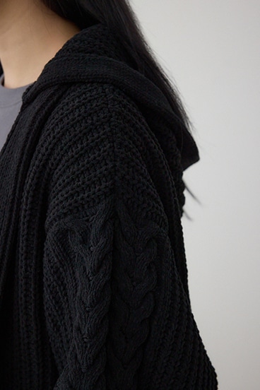 マットモールフードトッパーカーデ 詳細画像