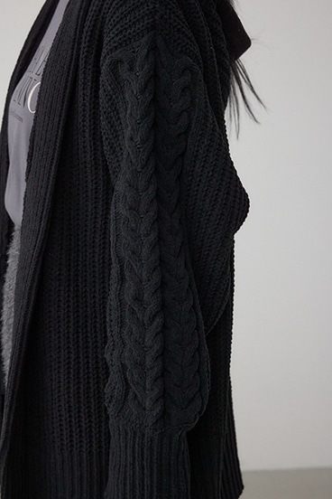 マットモールフードトッパーカーデ 詳細画像