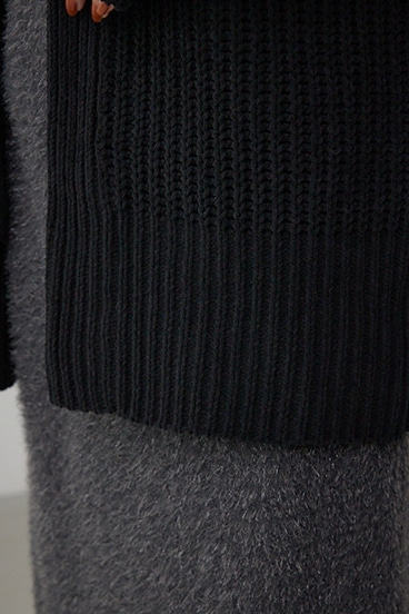 マットモールフードトッパーカーデ 詳細画像