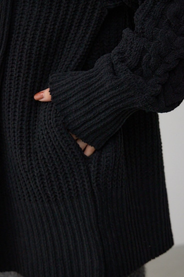 マットモールフードトッパーカーデ 詳細画像