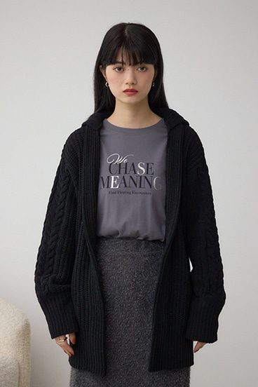 マットモールフードトッパーカーデ 詳細画像