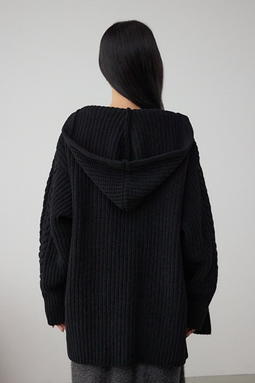 マットモールフードトッパーカーデ 詳細画像