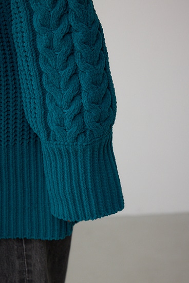 マットモールフードトッパーカーデ 詳細画像