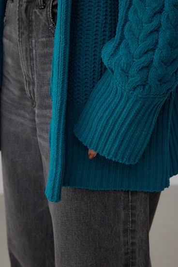 マットモールフードトッパーカーデ 詳細画像