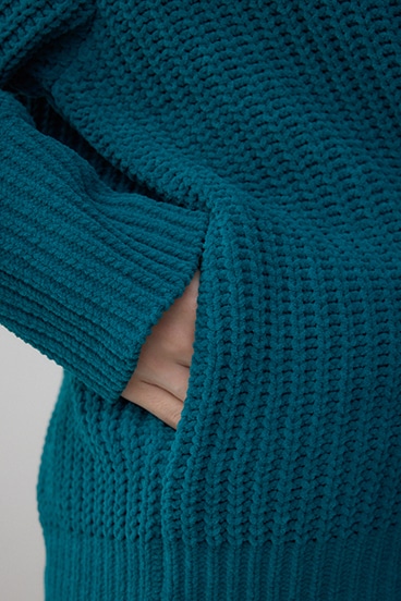 マットモールフードトッパーカーデ 詳細画像