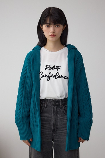 マットモールフードトッパーカーデ 詳細画像