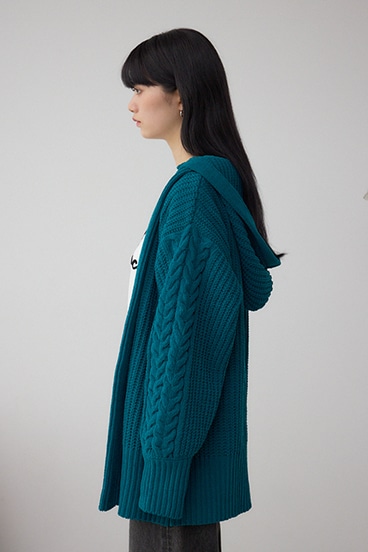 マットモールフードトッパーカーデ 詳細画像