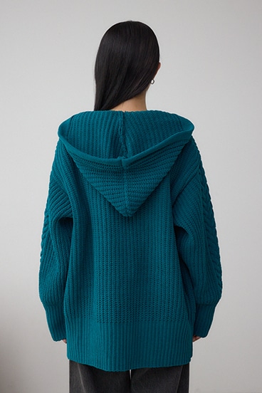 マットモールフードトッパーカーデ 詳細画像