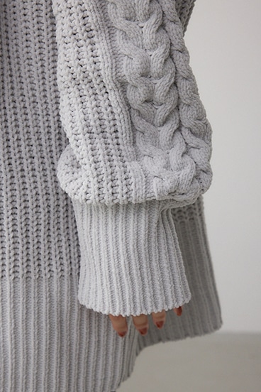 マットモールフードトッパーカーデ 詳細画像