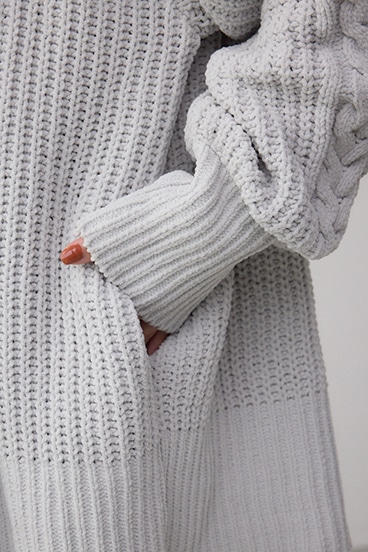 マットモールフードトッパーカーデ 詳細画像