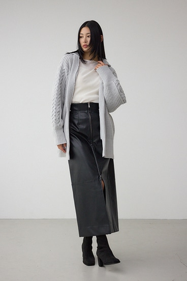 マットモールフードトッパーカーデ 詳細画像