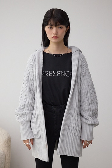 マットモールフードトッパーカーデ 詳細画像