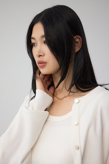 格上げ ドルマンニットカーディガン 詳細画像