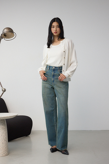 格上げ ドルマンニットカーディガン 詳細画像