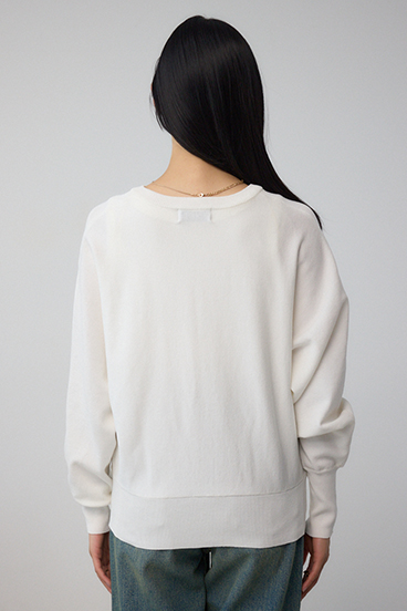 格上げ ドルマンニットカーディガン 詳細画像