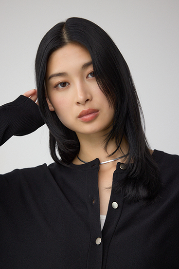 格上げ ドルマンニットカーディガン 詳細画像