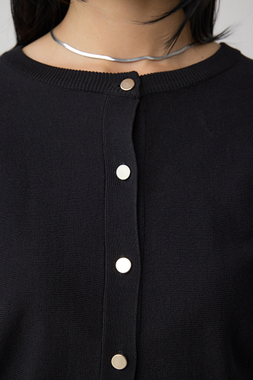 格上げ ドルマンニットカーディガン 詳細画像