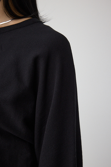 格上げ ドルマンニットカーディガン 詳細画像