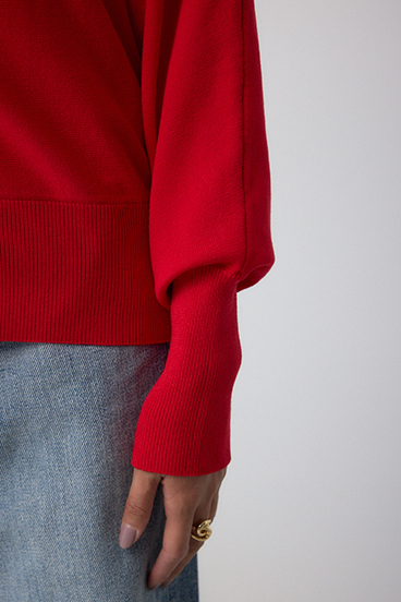 格上げ ドルマンニットカーディガン 詳細画像