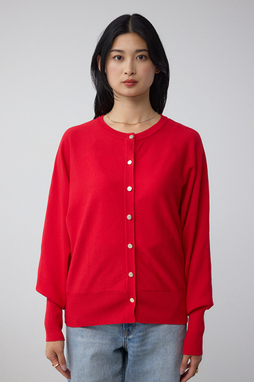 格上げ ドルマンニットカーディガン 詳細画像