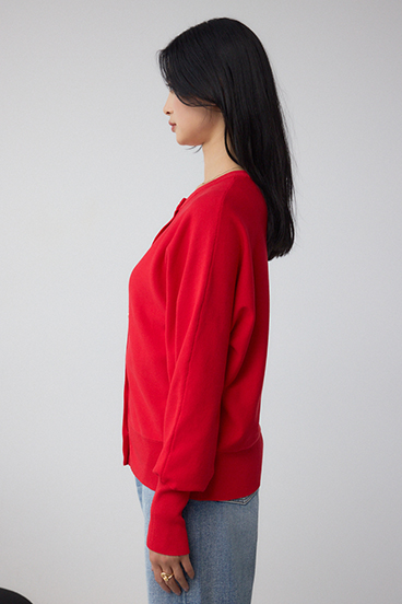 格上げ ドルマンニットカーディガン 詳細画像