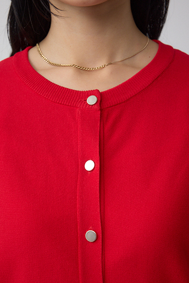 格上げ ドルマンニットカーディガン 詳細画像