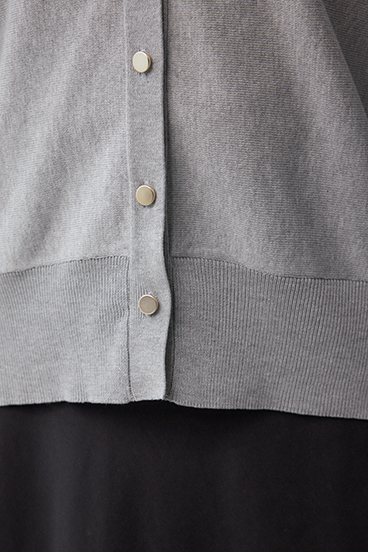 格上げ ドルマンニットカーディガン 詳細画像