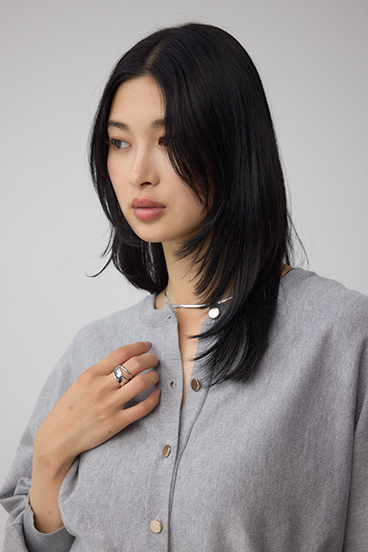 格上げ ドルマンニットカーディガン 詳細画像