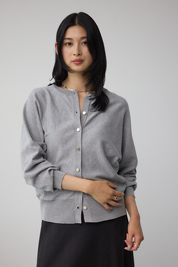 格上げ ドルマンニットカーディガン 詳細画像