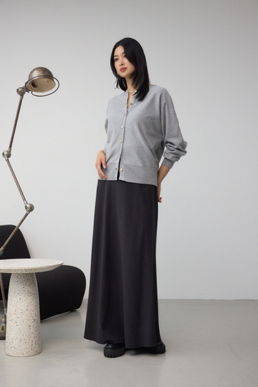 格上げ ドルマンニットカーディガン 詳細画像