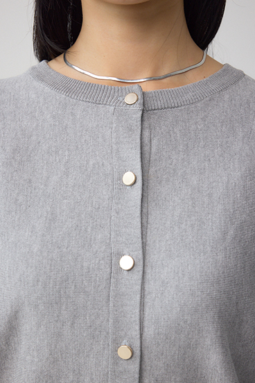 格上げ ドルマンニットカーディガン 詳細画像