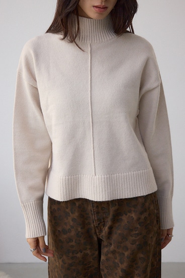 アソートカラーハイネックニットトップス