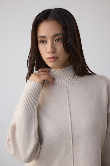 アソートカラーハイネックニットトップス