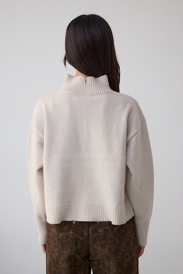 アソートカラーハイネックニットトップス 詳細画像