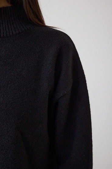 アソートカラーハイネックニットトップス 詳細画像